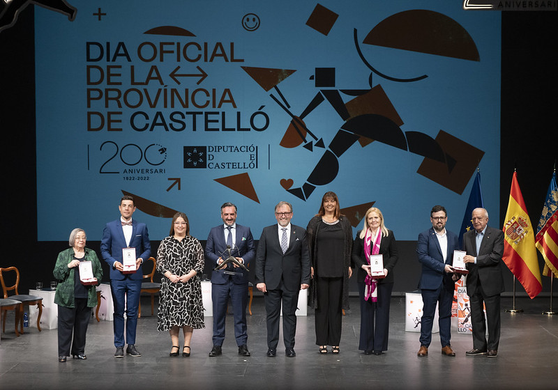 La Diputació celebra el bicentenari amb l'entrega al CD Castelló de l'Alta Distinció en l'any del centenari