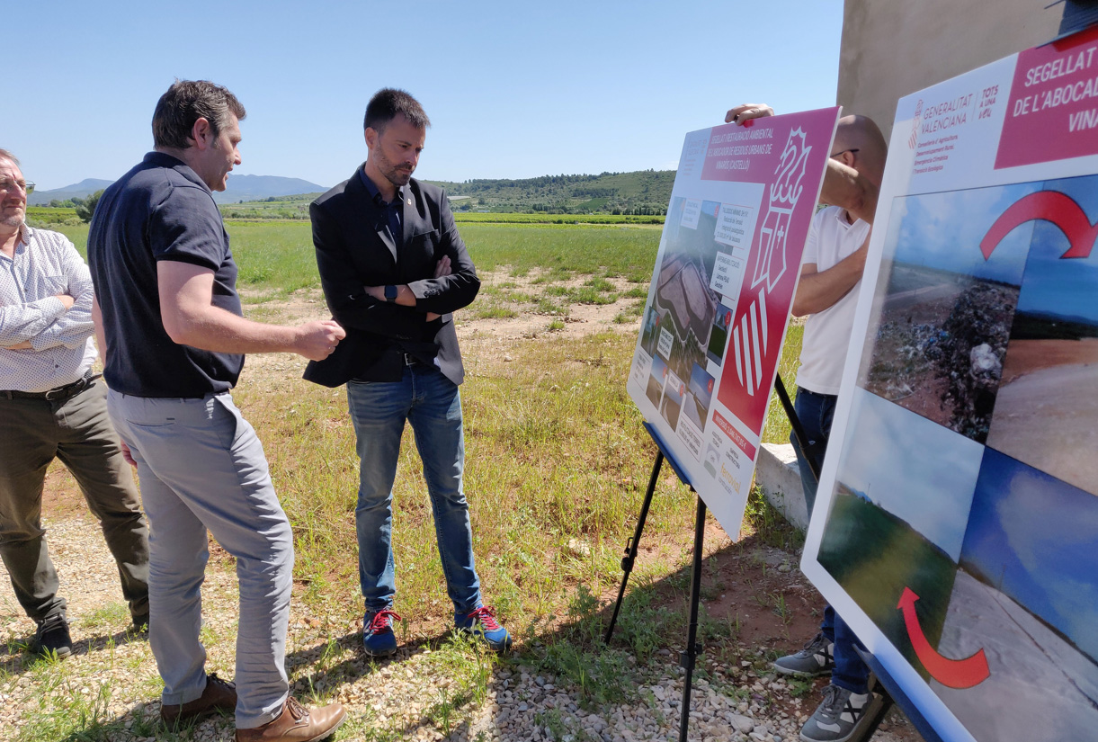 Finalitzen les obres de segellat de l’abocador de Vinaròs