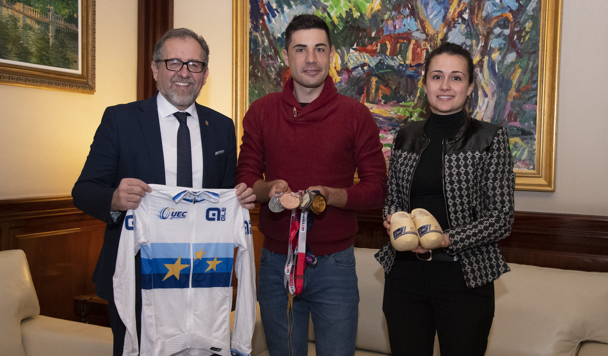 La Diputació entrega el Mèrit a l'Esport al ciclista Sebastián Mora per una dècada d'èxits