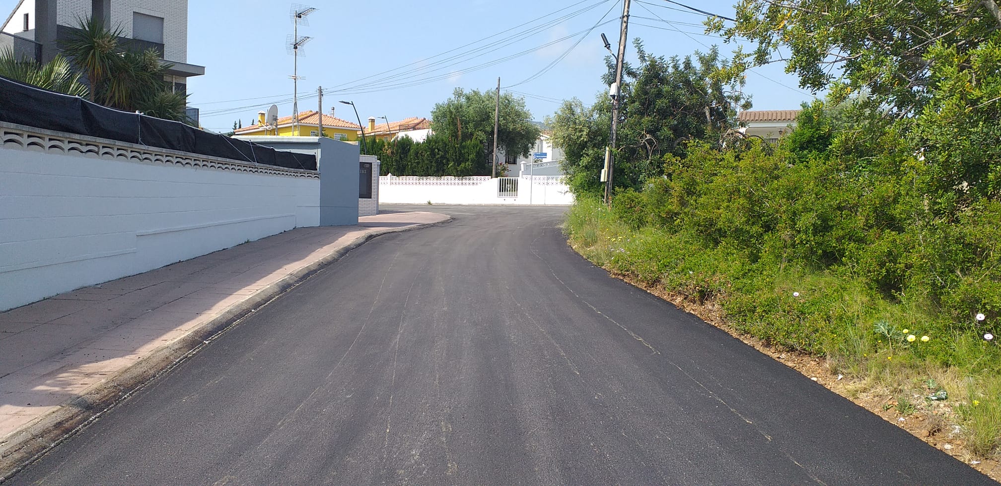 Peníscola finalitza l'asfaltat del Camí Santa Magdalena