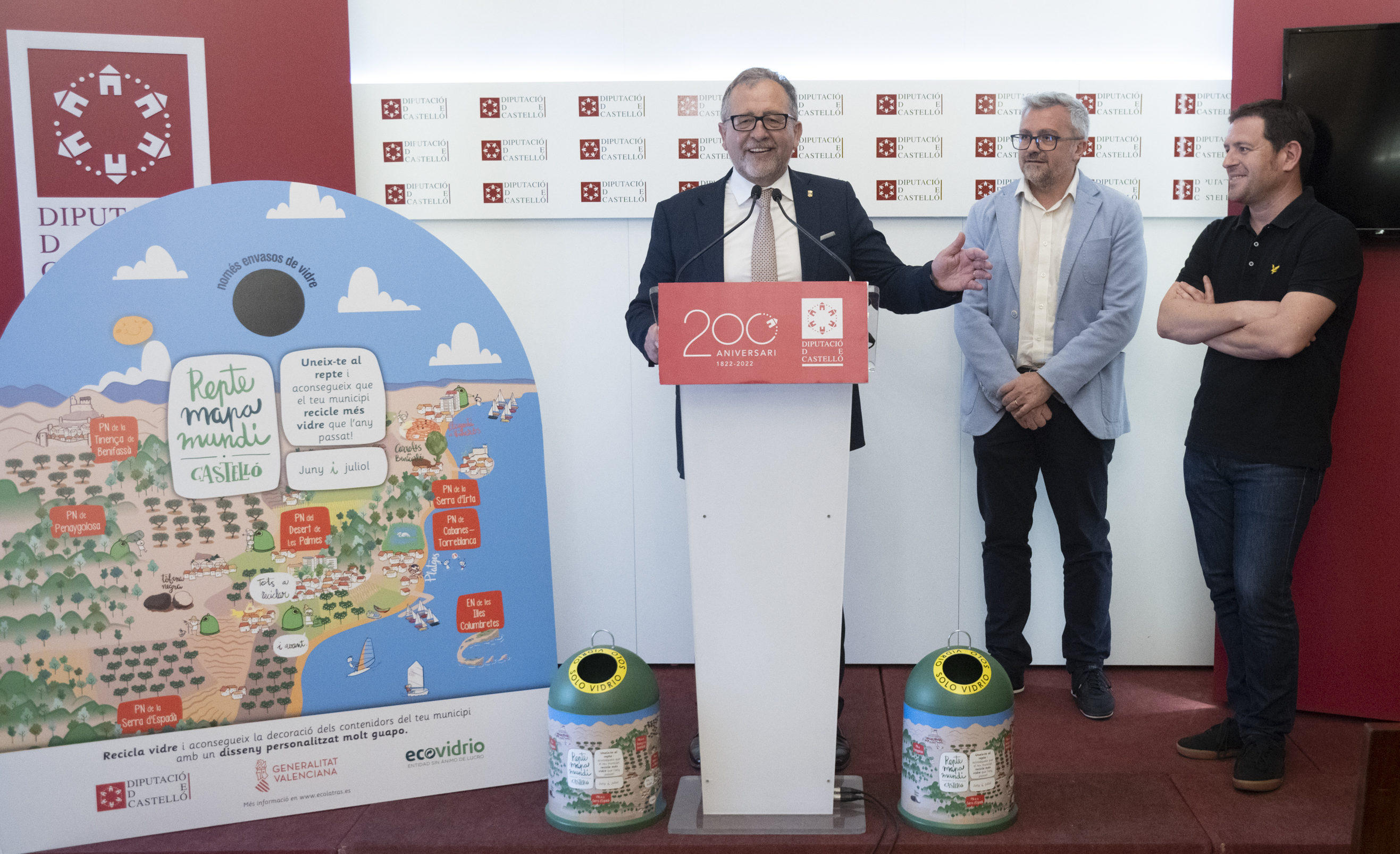 S'activa el «Repte Mapamundi» per a promoure el reciclatge d’envasos de vidre en 124 municipis