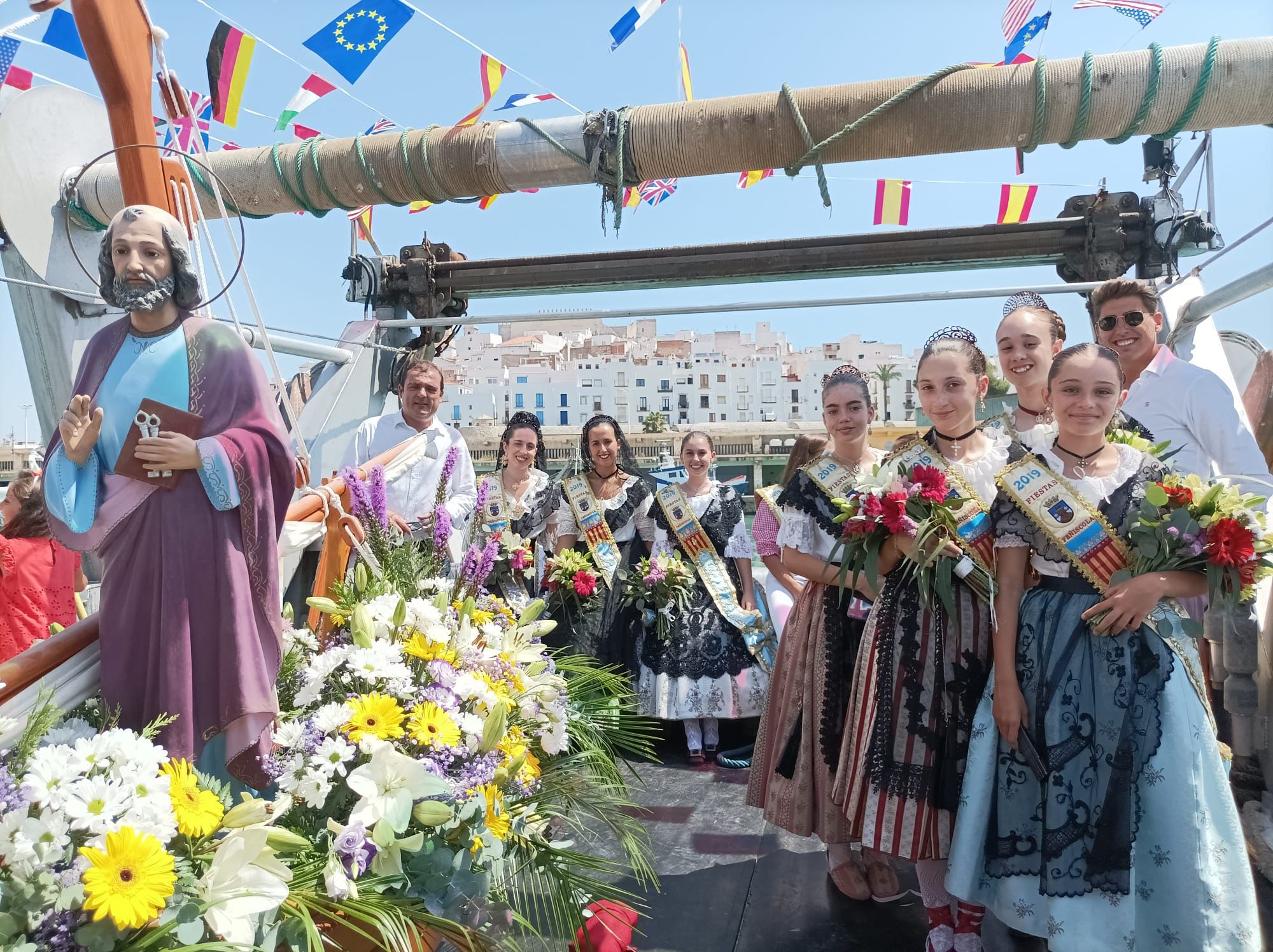Peníscola recupera la «Processó Marítima» en la celebració de Sant Pere