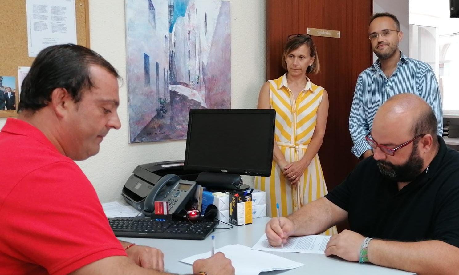 Peníscola renova el conveni amb Cocemfe Maestrat