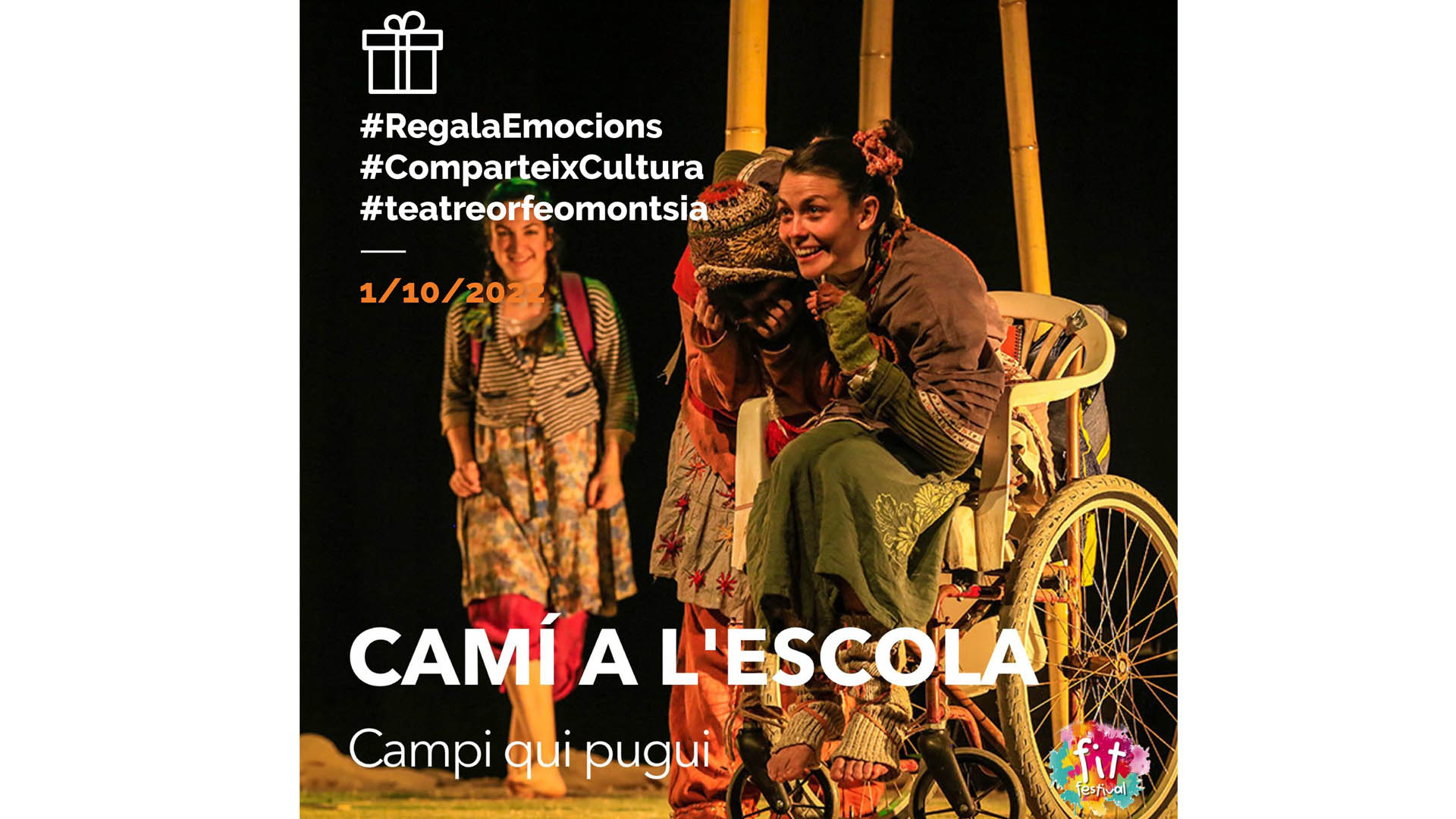 «Camí a l'escola», la superproducció de «Campi qui pugui teatre» arriba a Ulldecona