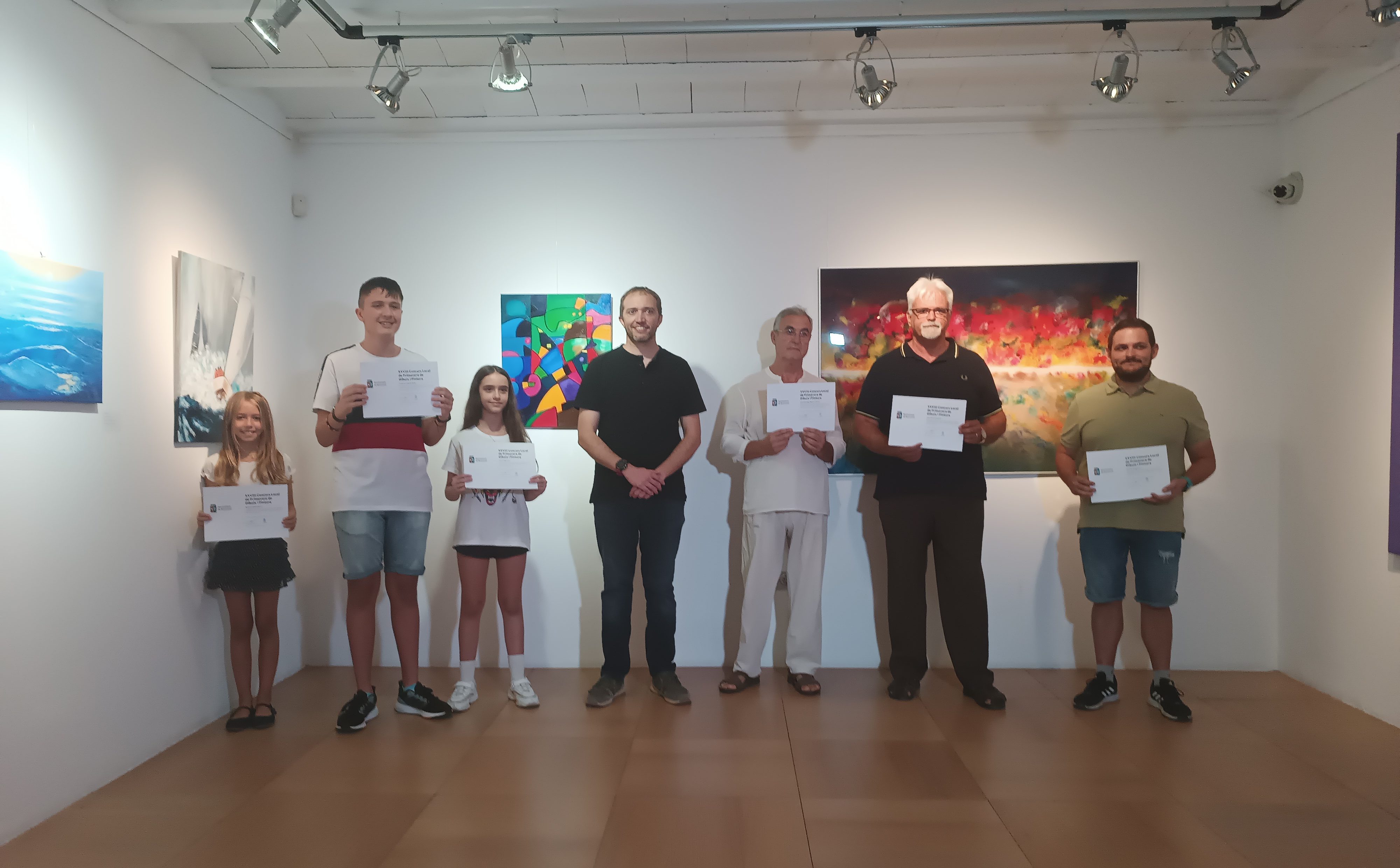 Domingo Bayarri i Laura Nigro guanyen el XXVIII Concurs de Primavera de Dibuix i Pintura de Benicarló