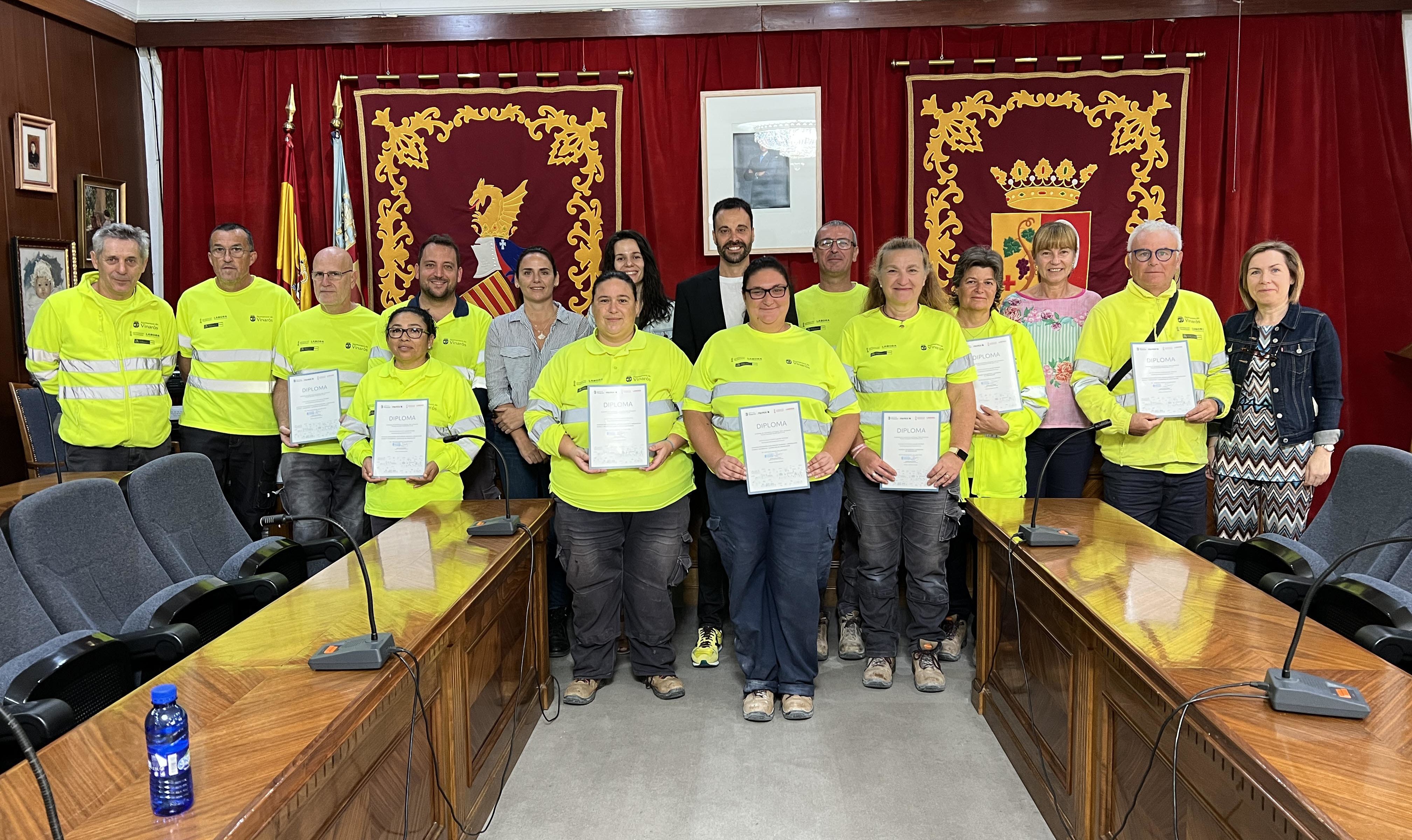 Finalitza el Taller d’Ocupació Vinaròs Accessible amb l’entrega dels diplomes