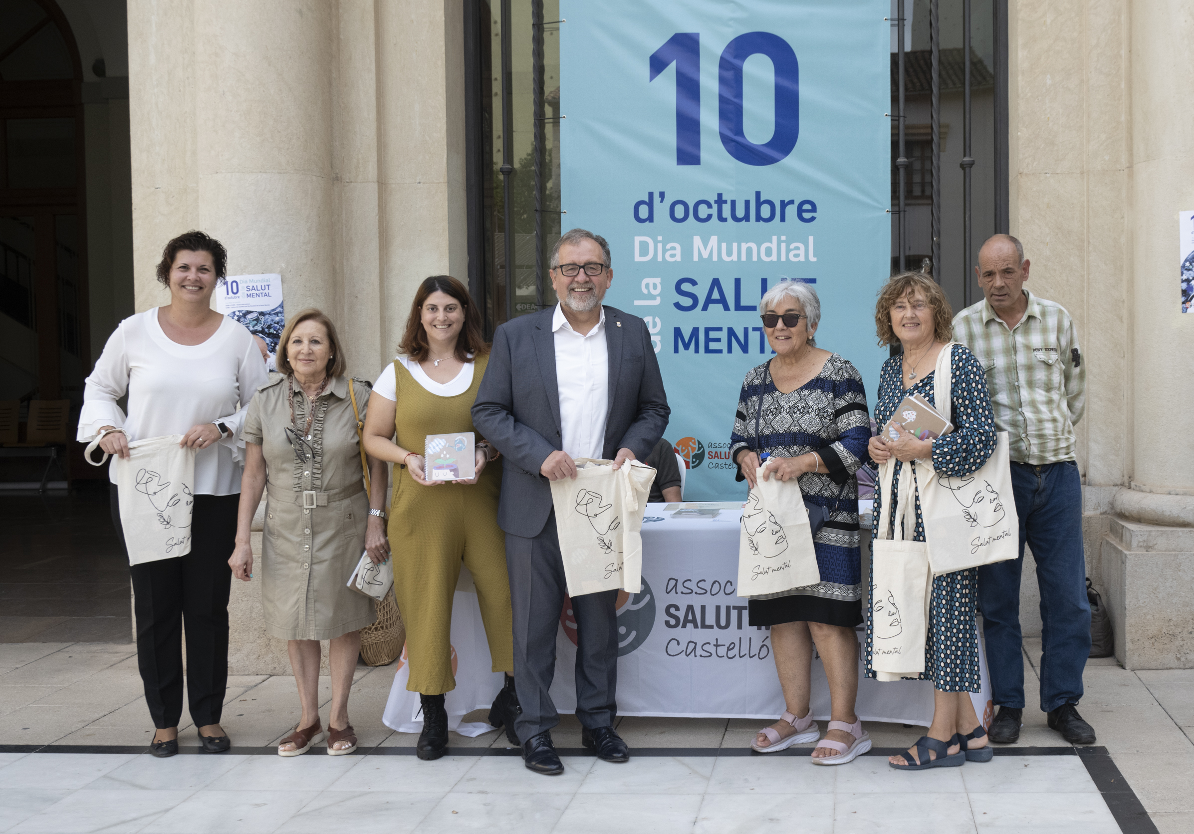 La Diputació mostra el suport a Afdem en el Dia Mundial de la Salut Mental