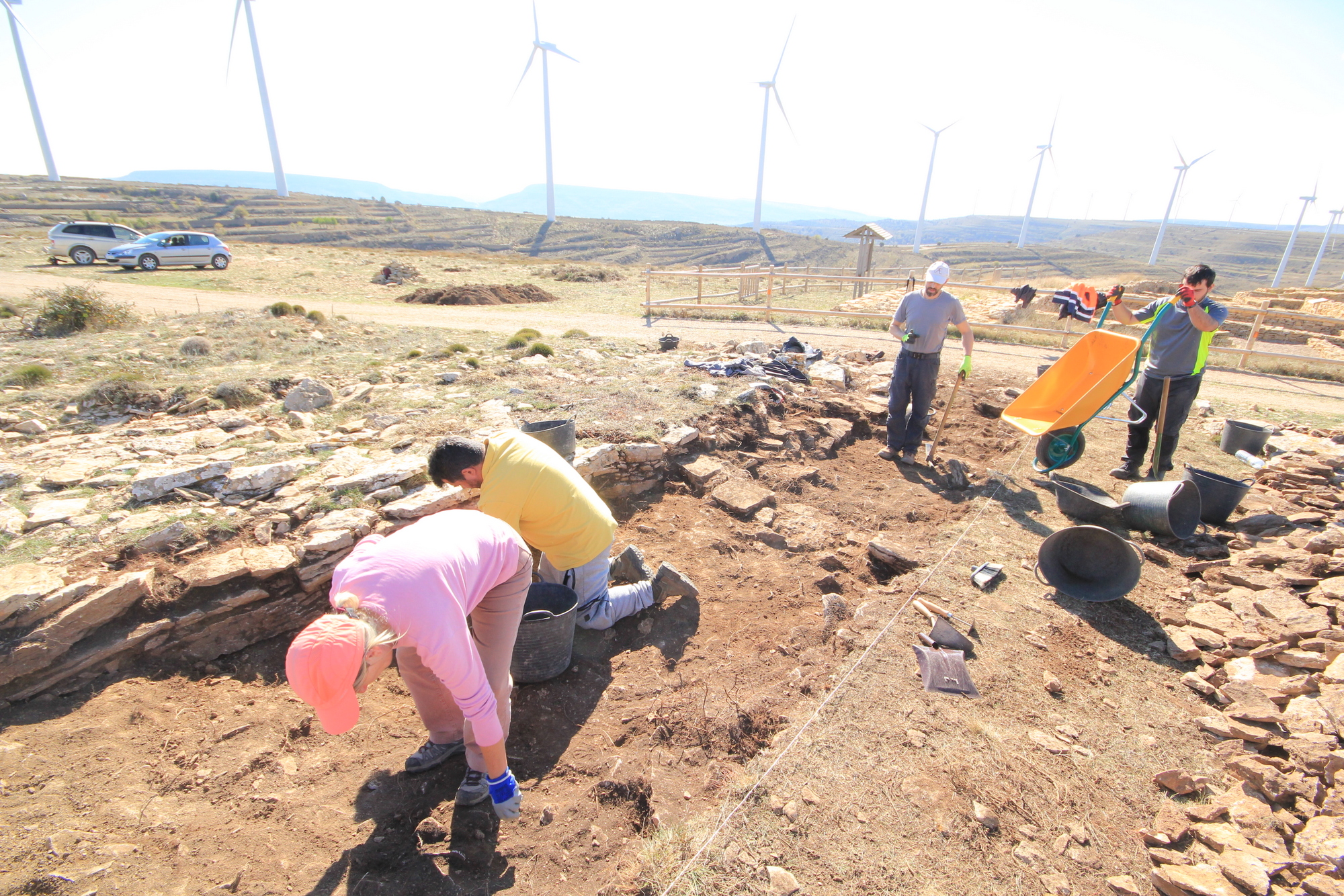 Avança l'excavació i recuperació de la Lloma Comuna de Castellfort