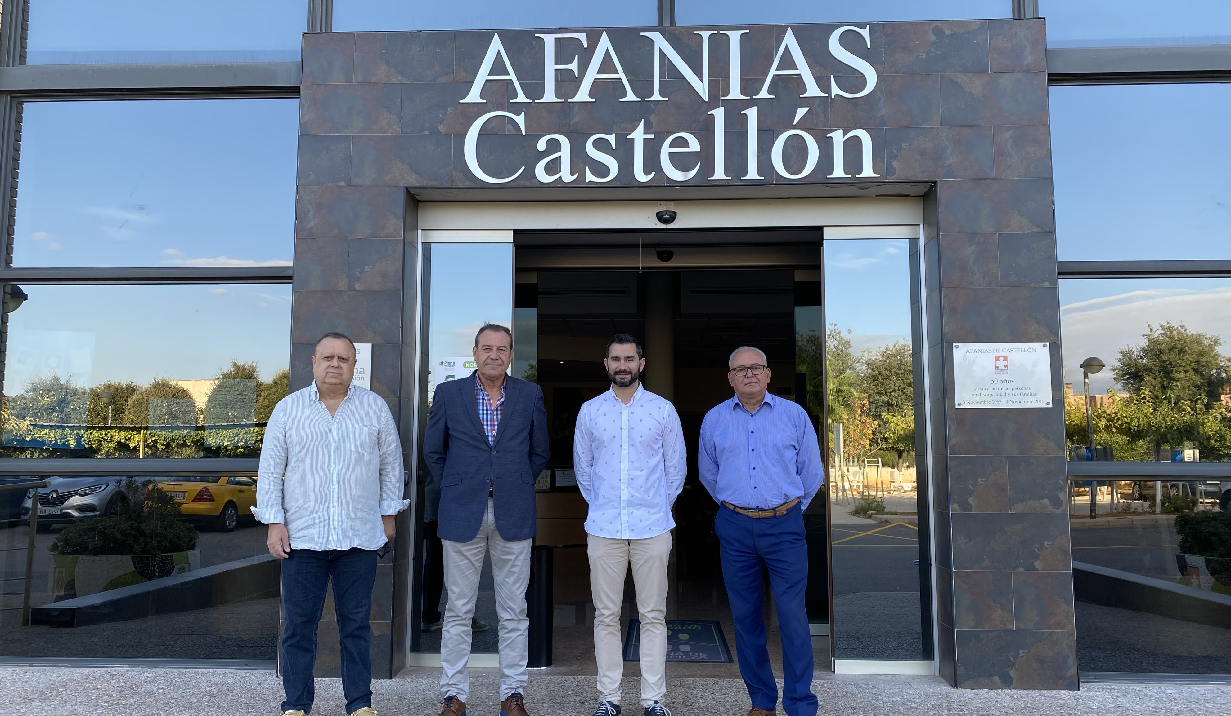 Falomir avala el treball d'Afanias per a donar resposta a les persones amb discapacitat intel·lectual