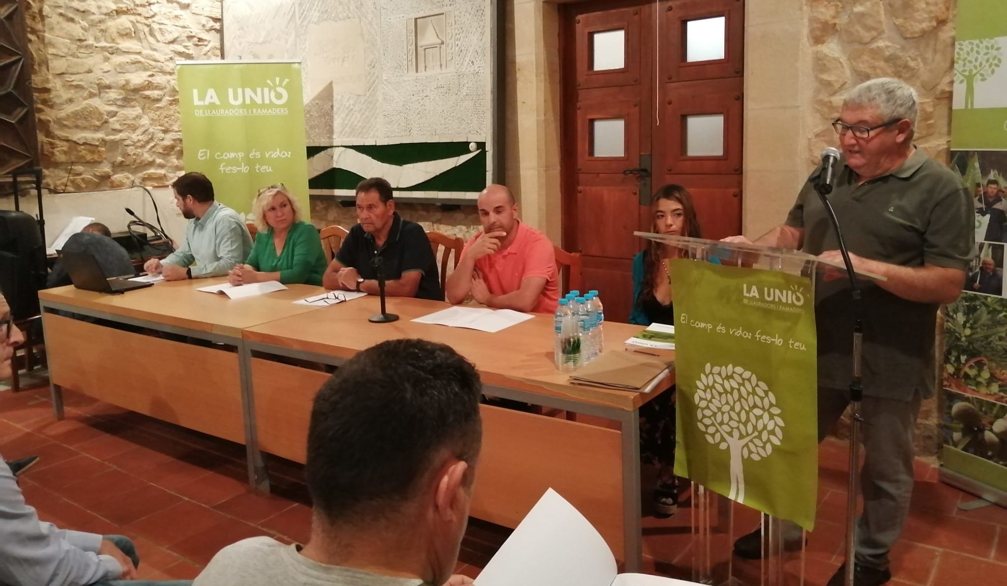 Pepe Zaragozà, llaurador de Xert, reelegit com a secretari comarcal de LA UNIÓ al Maestrat
