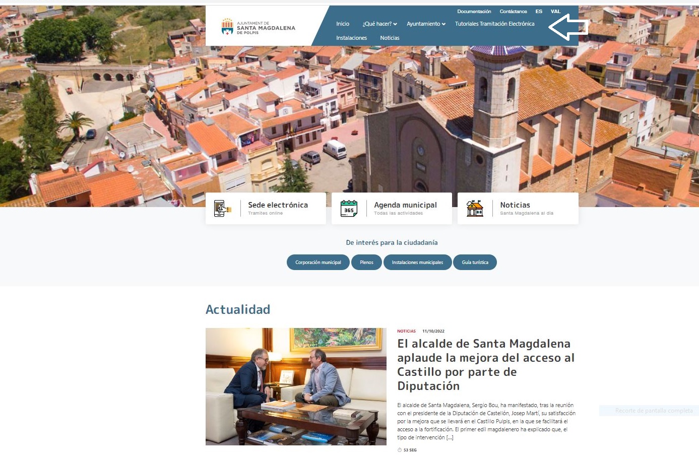Santa Magdalena acosta l'administració electrònica a la ciutadania amb videotutorials