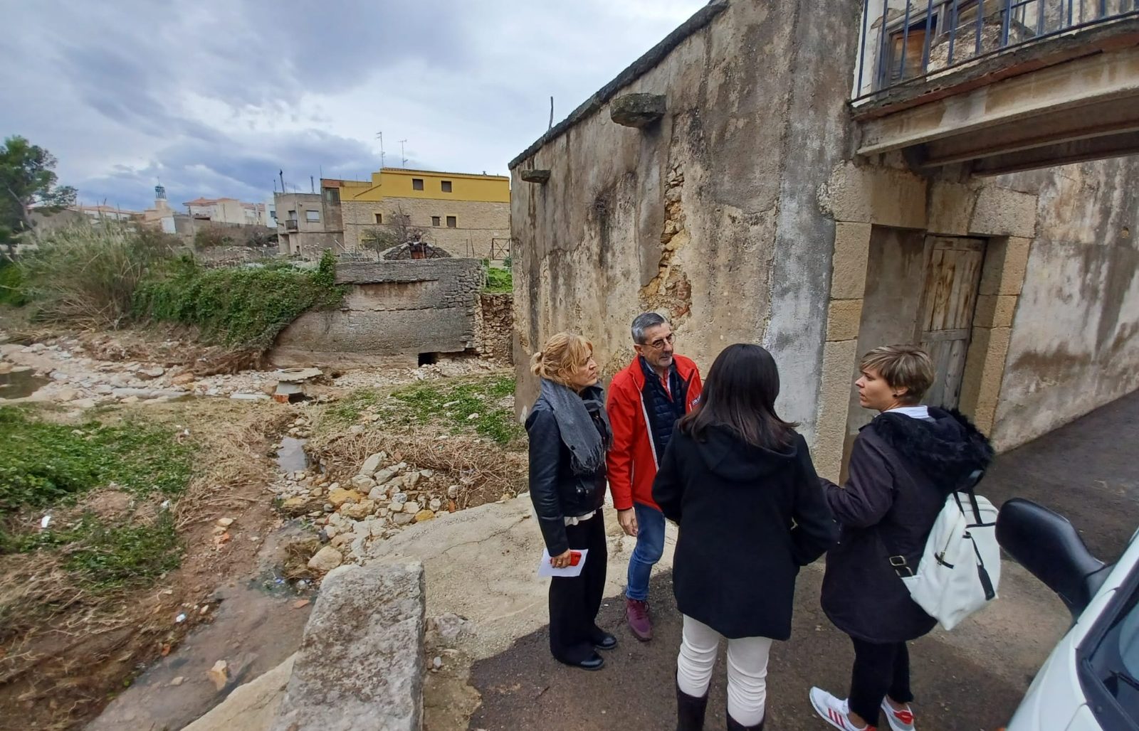 El secretari autonòmic de Seguretat i Emergències visita les comarques afectades per l'últim temporal