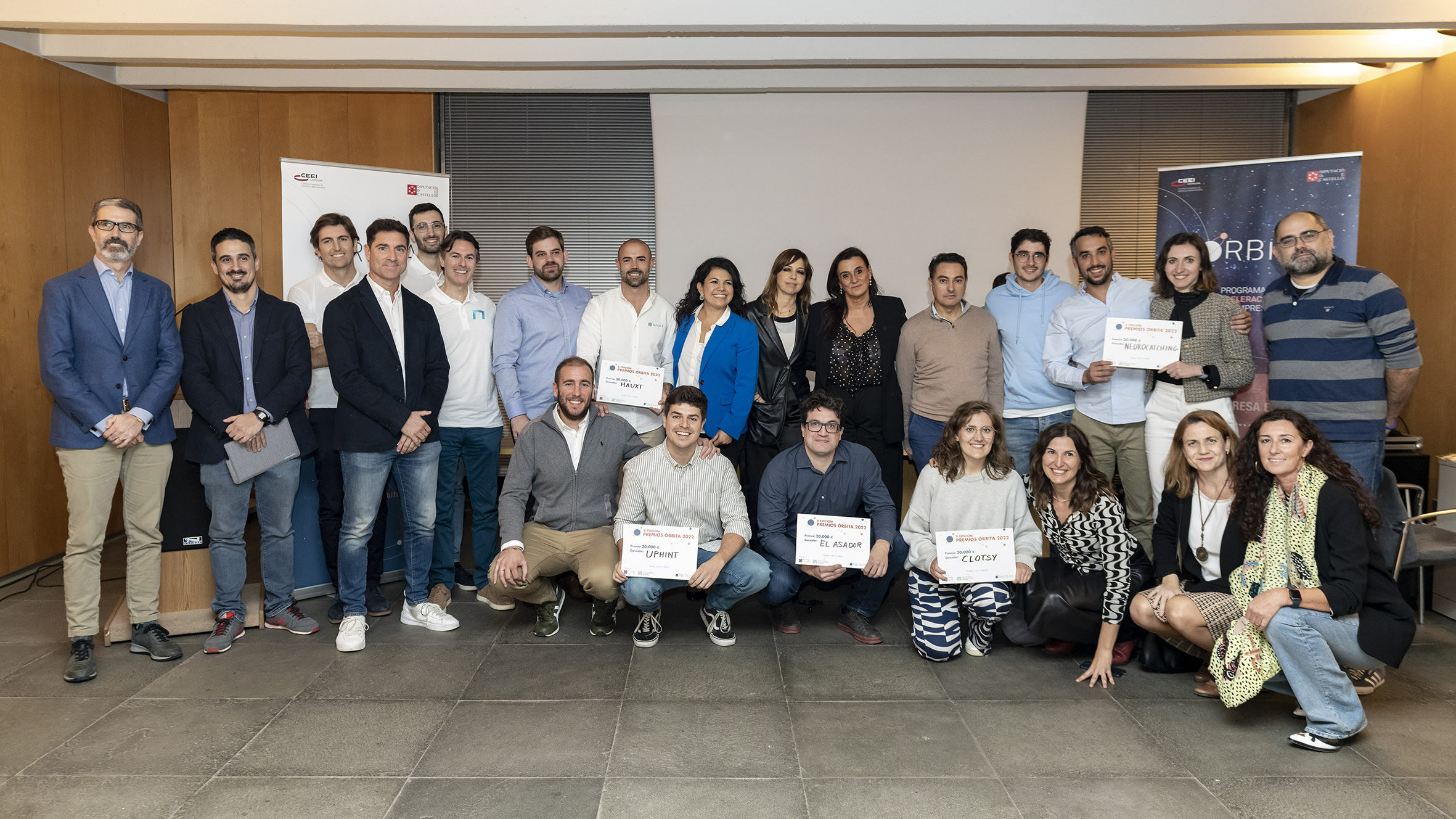 Òrbita reparteix 100.000 euros entre Clotsy Brand, Uphint, HauxT, El asador en tu casa i Neurocatching