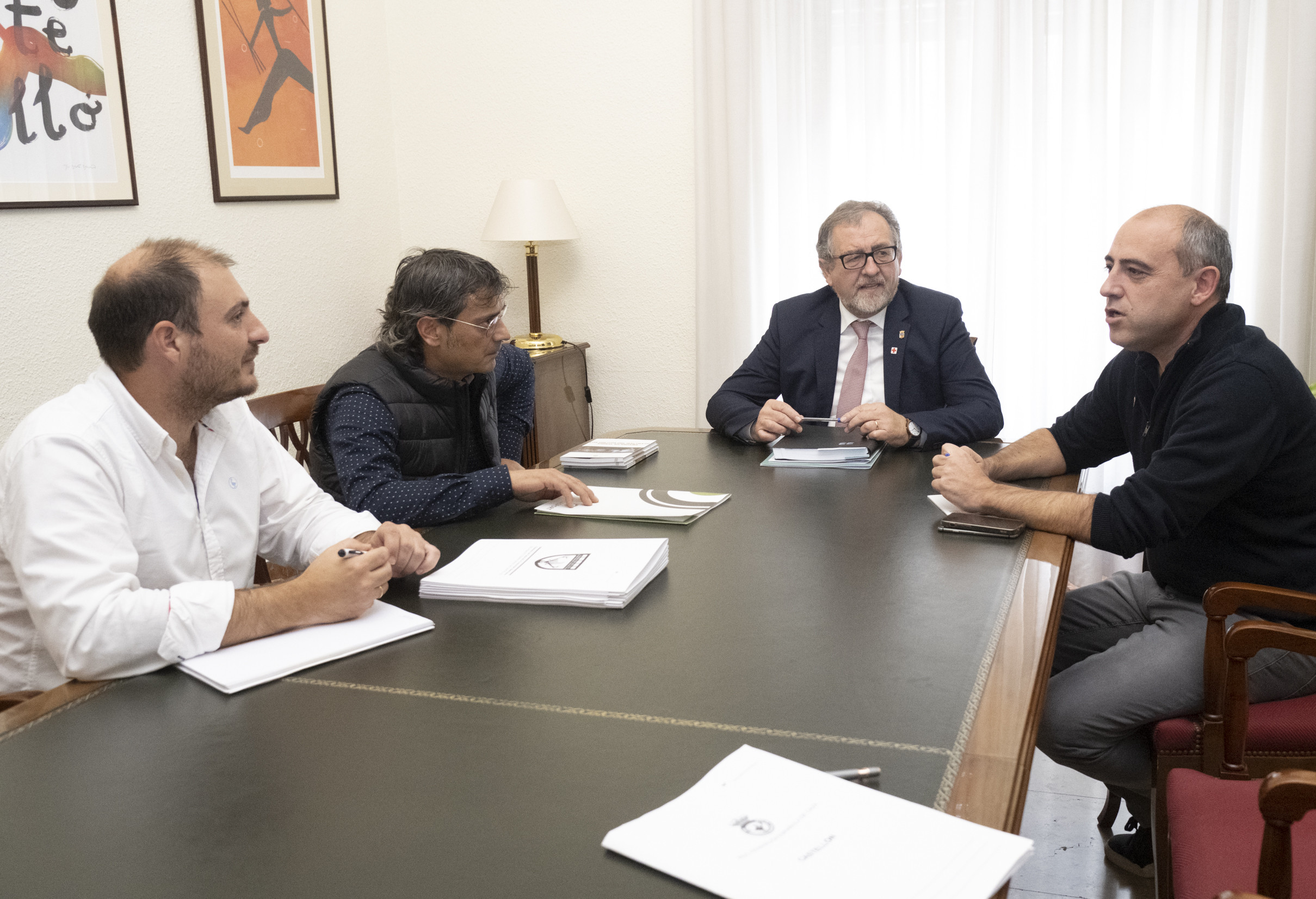 Martí es reuneix amb el nou delegat de la Federació de Caça de la Comunitat Valenciana