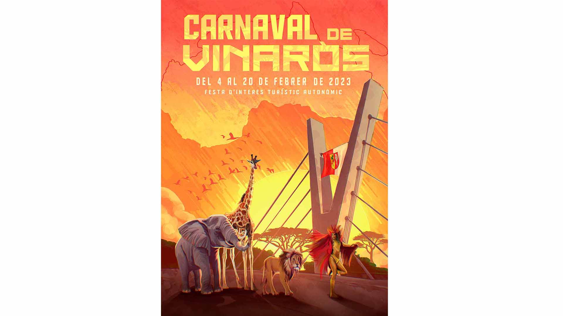 Danielson Pires Da Rosa de Vinaròs guanya el Concurs de Cartells Carnaval Vinaròs 2023