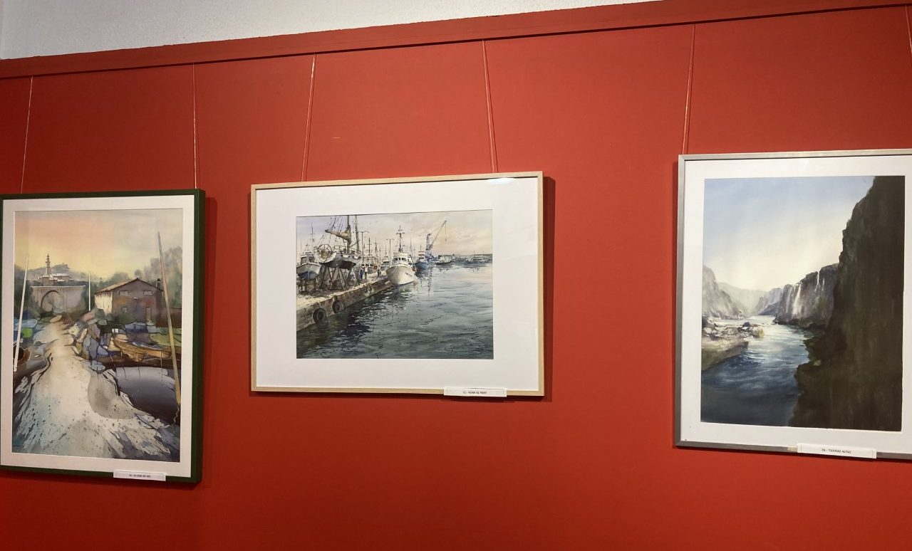 S'inaugura l'exposició de les obres del Certamen Internacional d'Aquarel·la Puig Roda de Vinaròs