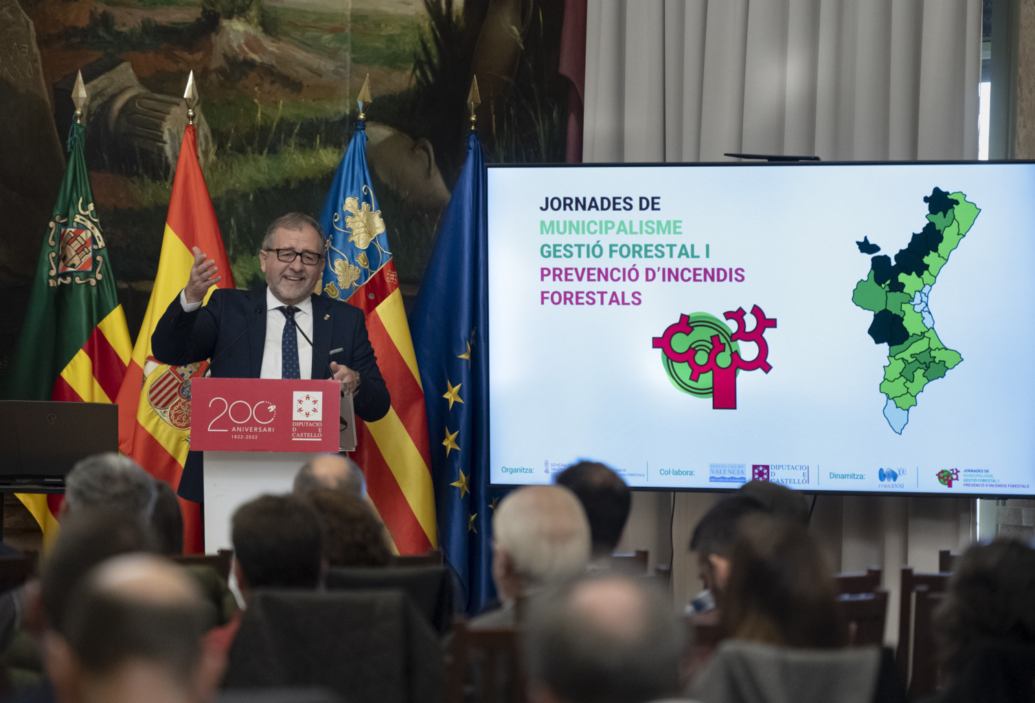 Martí reivindica una gestió forestal sostenible on no sobren les persones que resideixen a l'interior