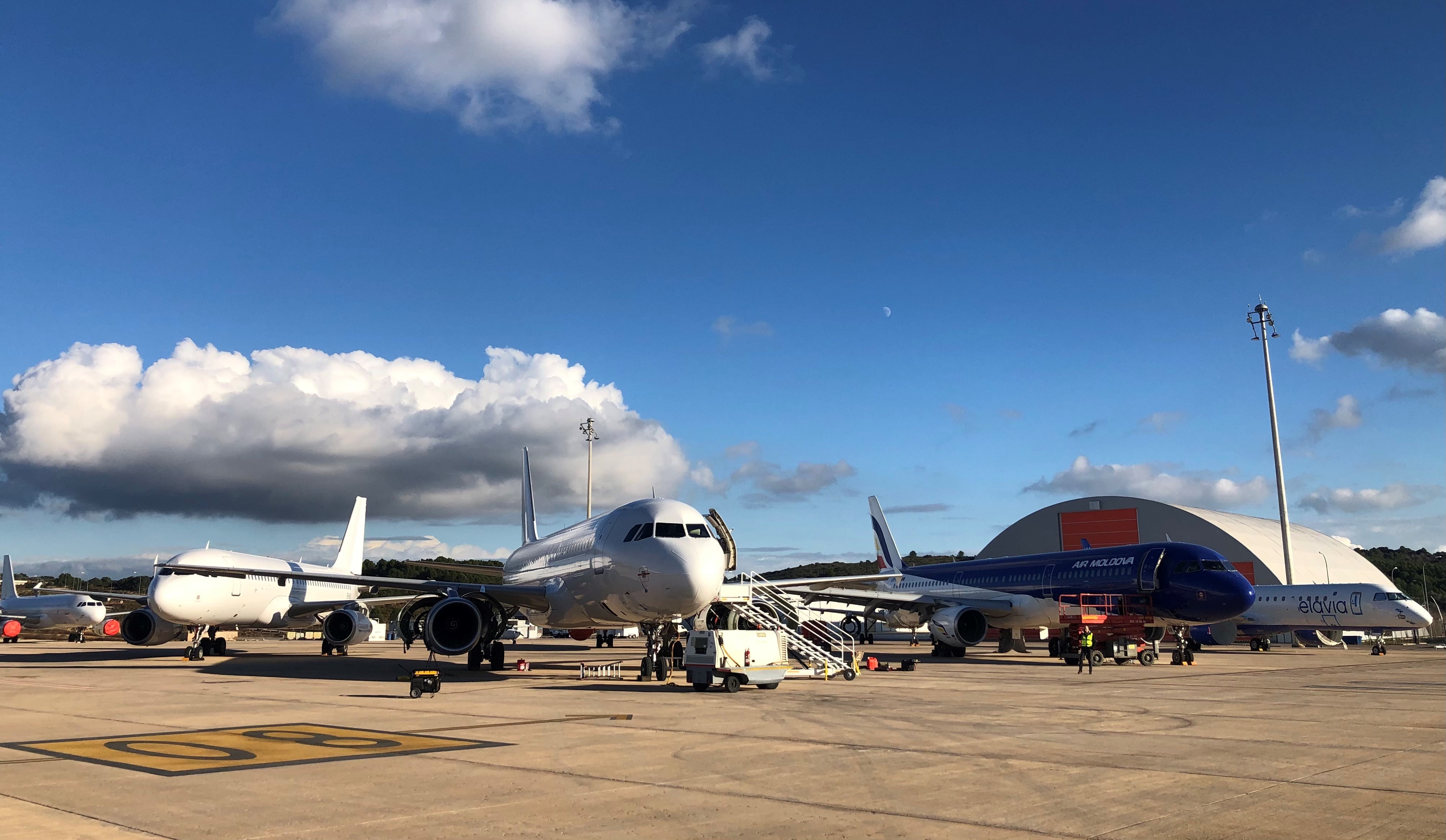 L'aeroport de Castelló alberga 40 aeronaus en intensificar-se l'activitat de manteniment a l'hivern