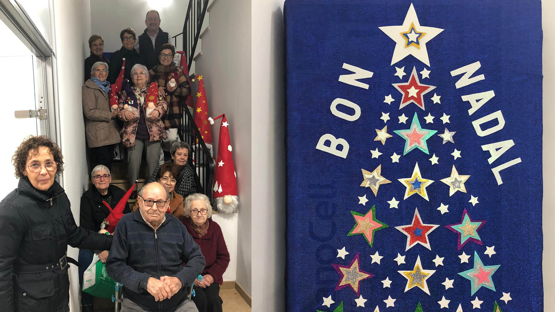 El Nadal arriba a la Unitat de Respir Familiar de Santa Magdalena