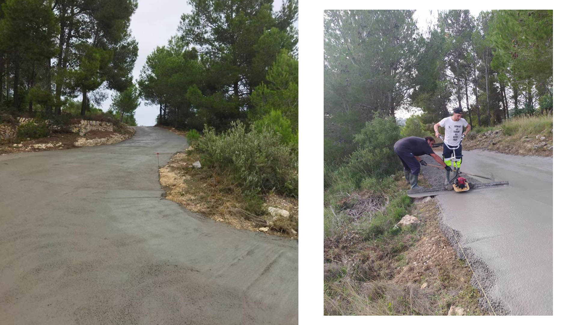 Càlig adequa el camí de la Mina