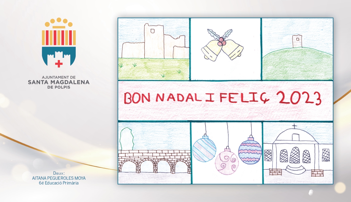 Aitana Pegueroles Moya guanya el Concurs de la Postal de Nadal de Santa Magdalena