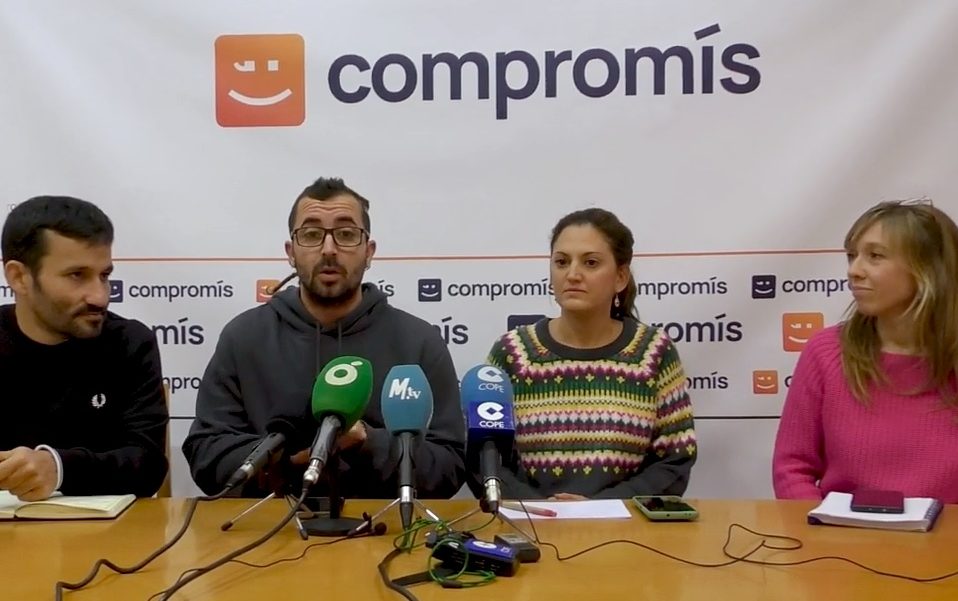 Escudero acompanya a Vicent Marzà en la presentació del nou model energètic de Compromís
