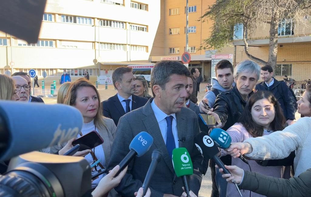 Mazón: «L'Hospital General serà un centre de referència i reforçarem les plantilles de professionals a la província»