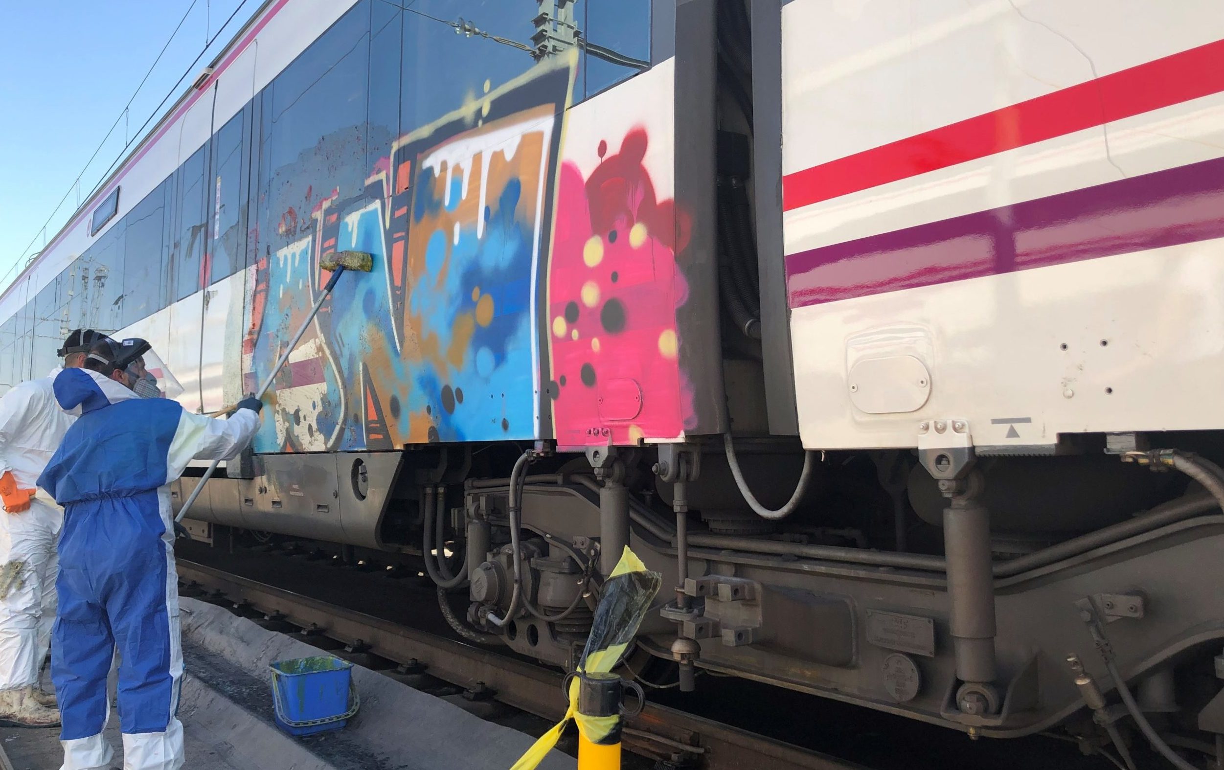 El vandalisme grafiter als trens en la Comunitat Valenciana genera un cost a la ciutadania d'1.3 M