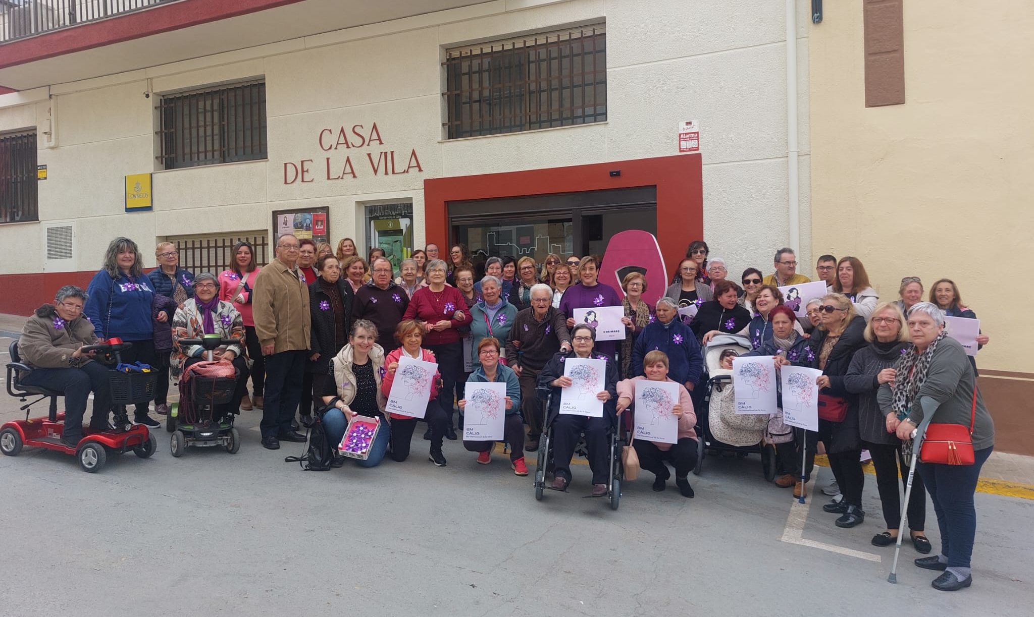 Càlig commemora el Dia Internacional de la Dona amb la lectura del manifest