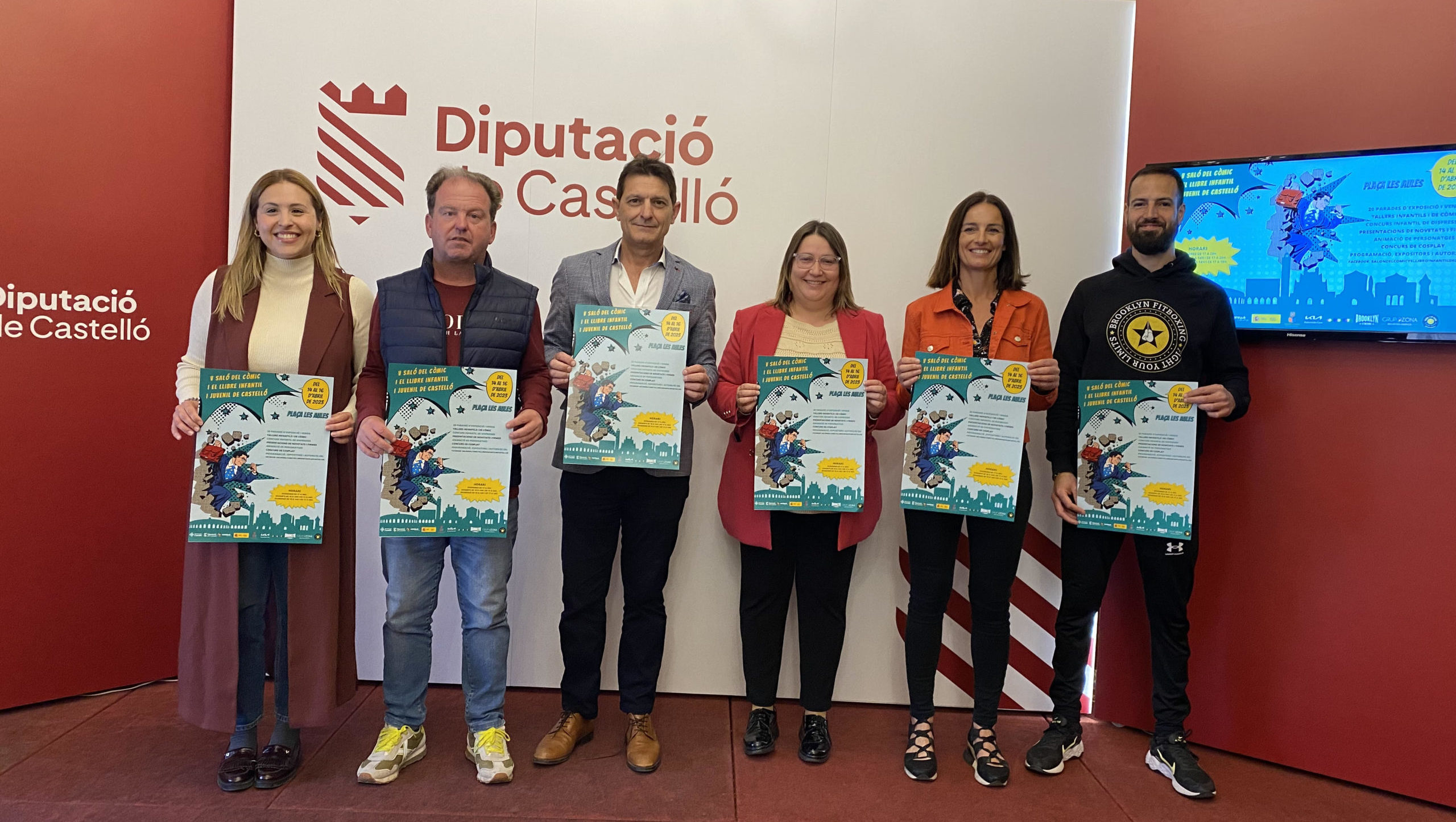 La Diputació recolza el V Saló del Còmic i el Llibre Infantil i Juvenil de Castelló. Del 14 al 16 d'abril