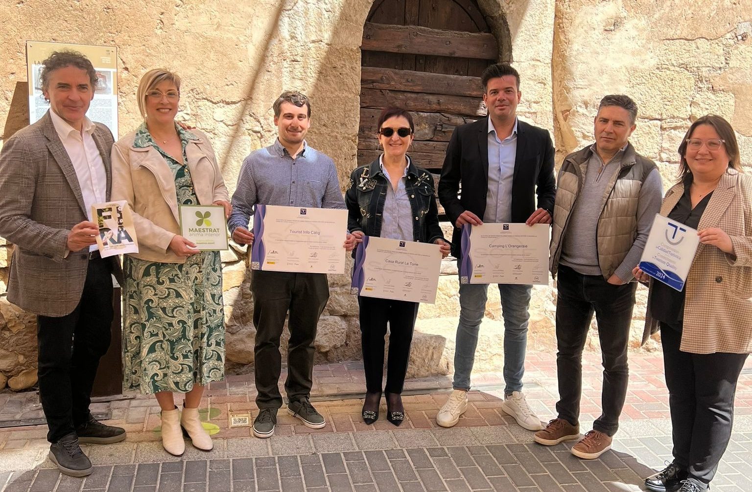 Càlig acull l’entrega dels SICTED als establiments i entitats adherides a Maestrat, ànima interior