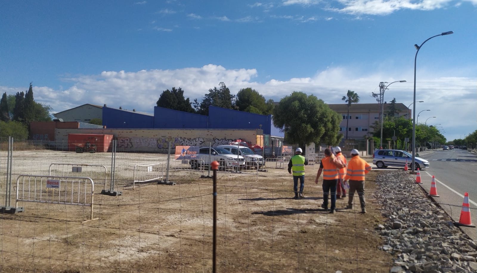Comença la urbanització per a l'ampliació de l’institut José Vilaplana de Vinaròs