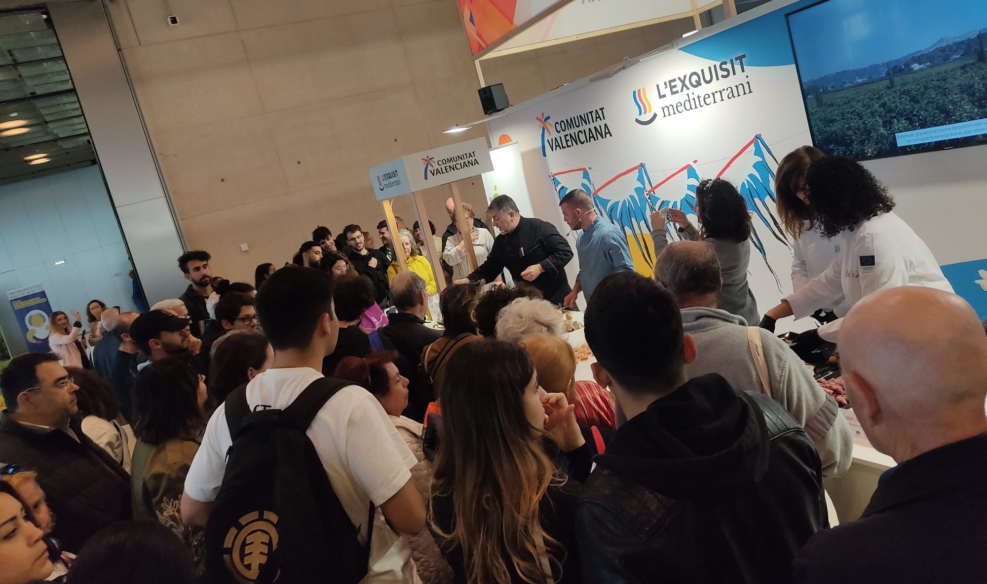 Turisme promociona la CV en la fira Aratur de Saragossa amb un espai de showcooking en directe