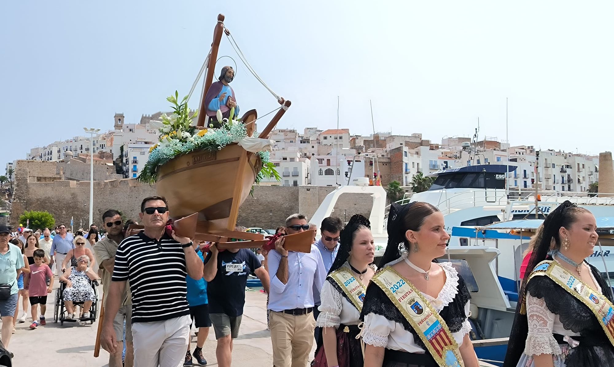 Peníscola celebra la processó marítima en el dia de Sant Pere