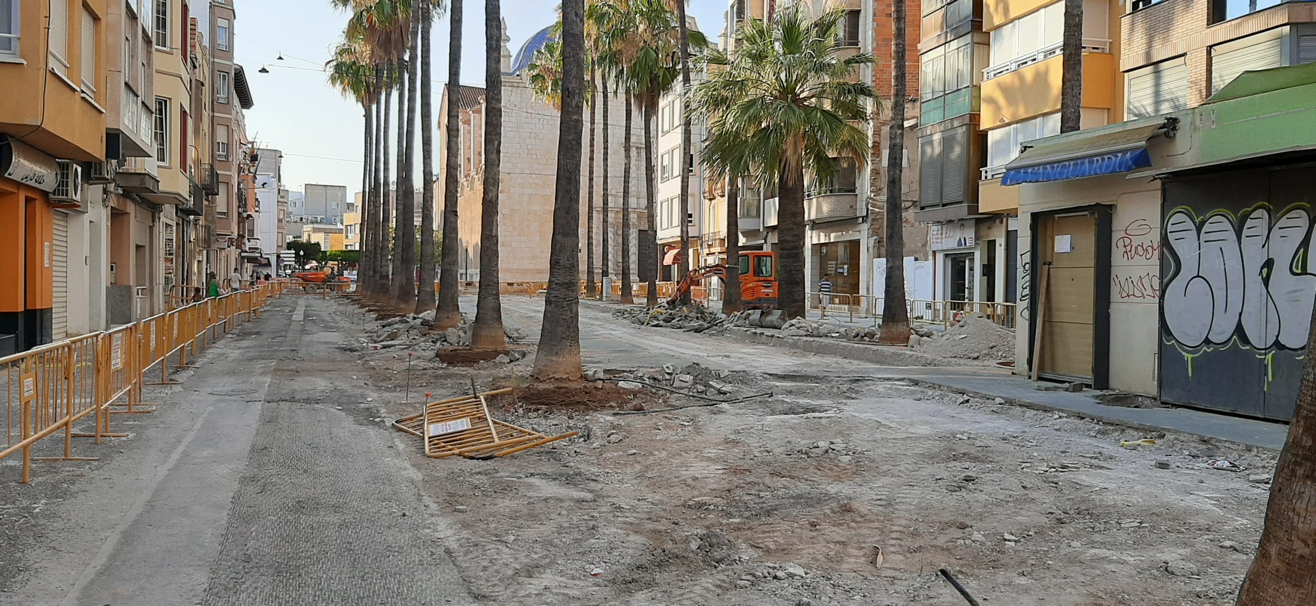 A partir del dilluns les obres de l'Eix Cívic de Benicarló s'amplien al carrer Sant Francesc