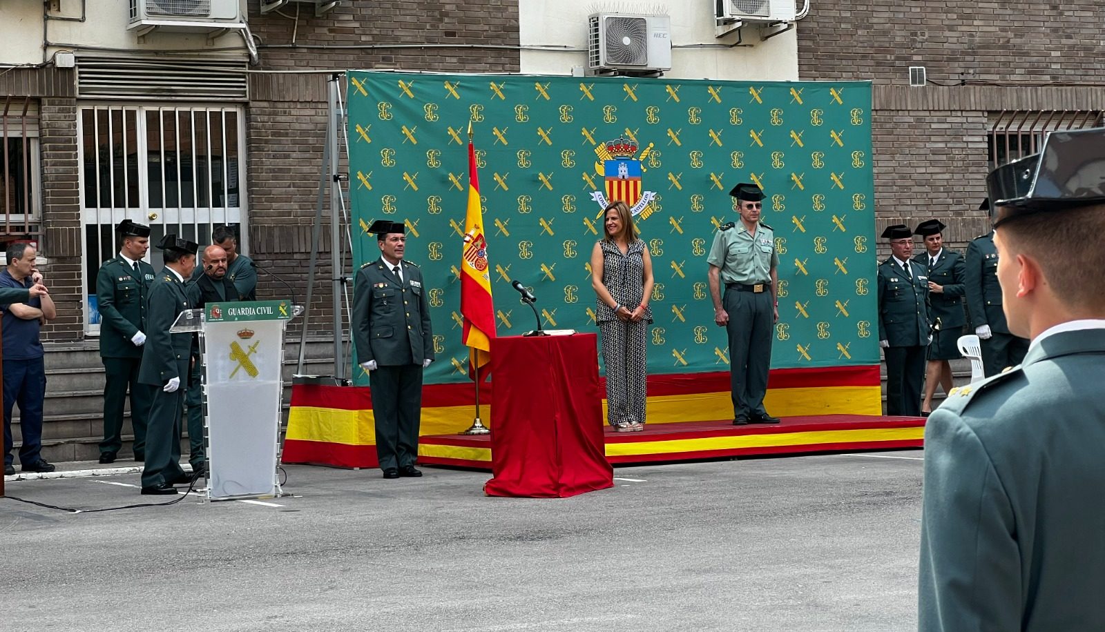 Bernabé presideix la presa de possessió del nou coronel cap de la Comandància de Castelló