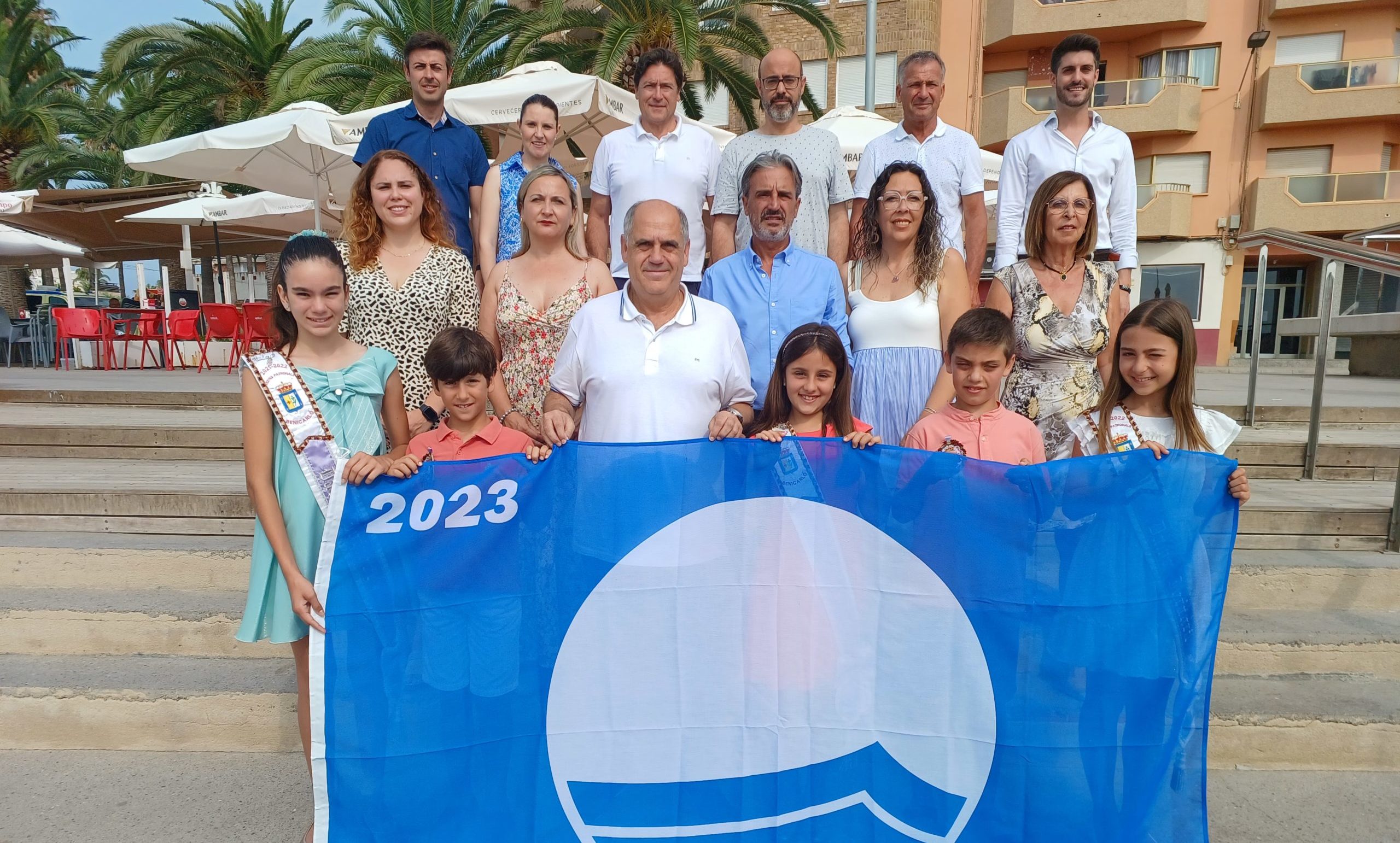 Les banderes blaves ja onegen a les platges del Morrongo i la Caracola de Benicarló