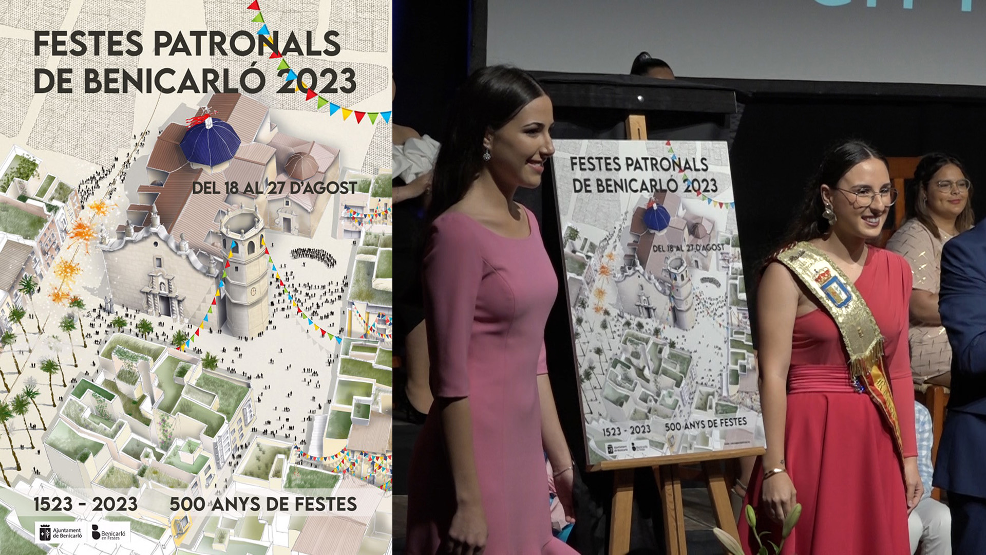 Anna Fonollosa és l'autora del cartell de les Festes Patronals Benicarló 2023