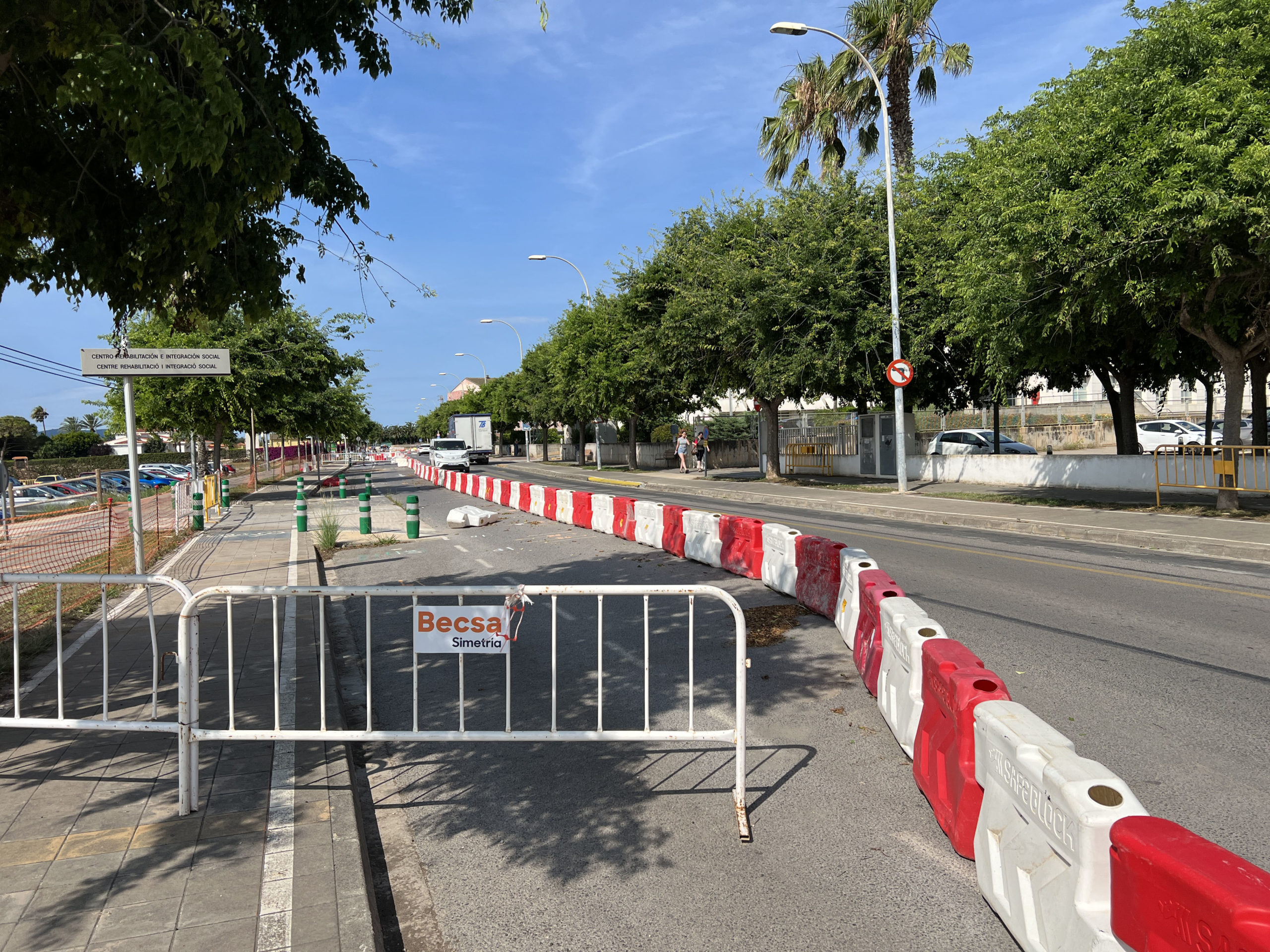 Dilluns s’aplicaran canvis de circulació amb motiu de les obres d’ampliació del Vilaplana de Vinaròs