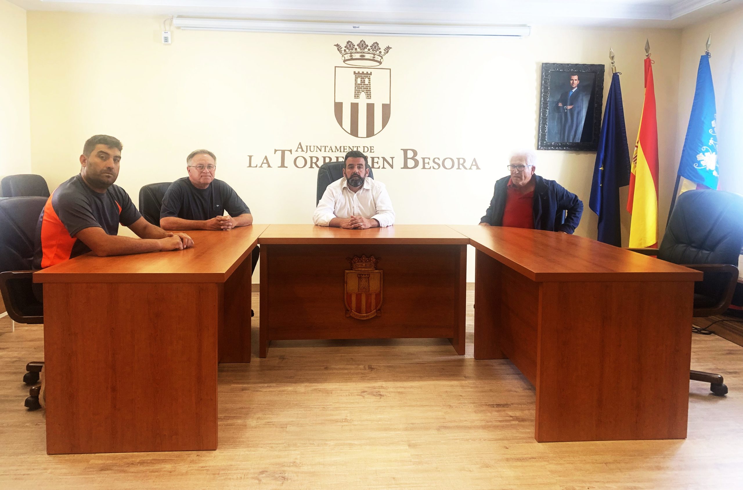 David Vicente agraeix la labor dels regidors Querol, Bellés i Miralles en la legislatura 2019-2023