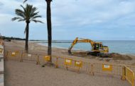 Costes finalitza les feines de remodelació i construcció dels espigons de la platja del Fortí de Vinaròs
