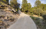 Palanques arregla una pista forestal amb l'ajuda de la Diputació