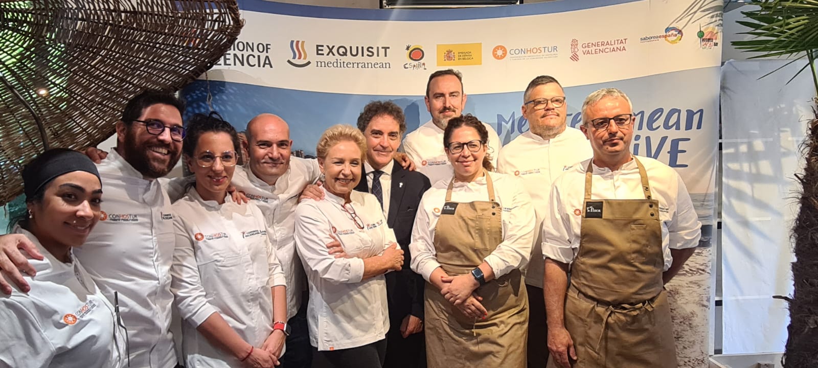 Turisme i Conhostur presenten a Brussel·les les millors «tapes» elaborades amb productes valencians