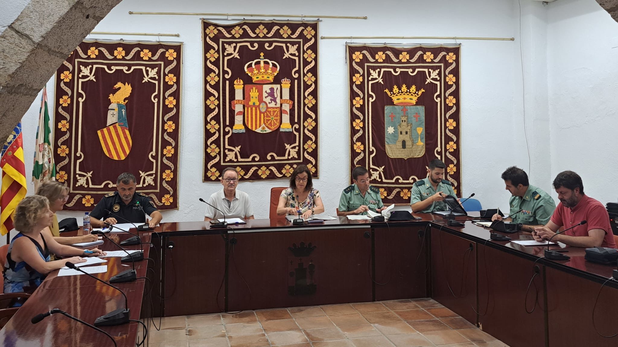 Alcalà-Alcossebre celebra una Junta de Seguretat que aferma la col·laboració entre Policia Local i Guàrdia Civil