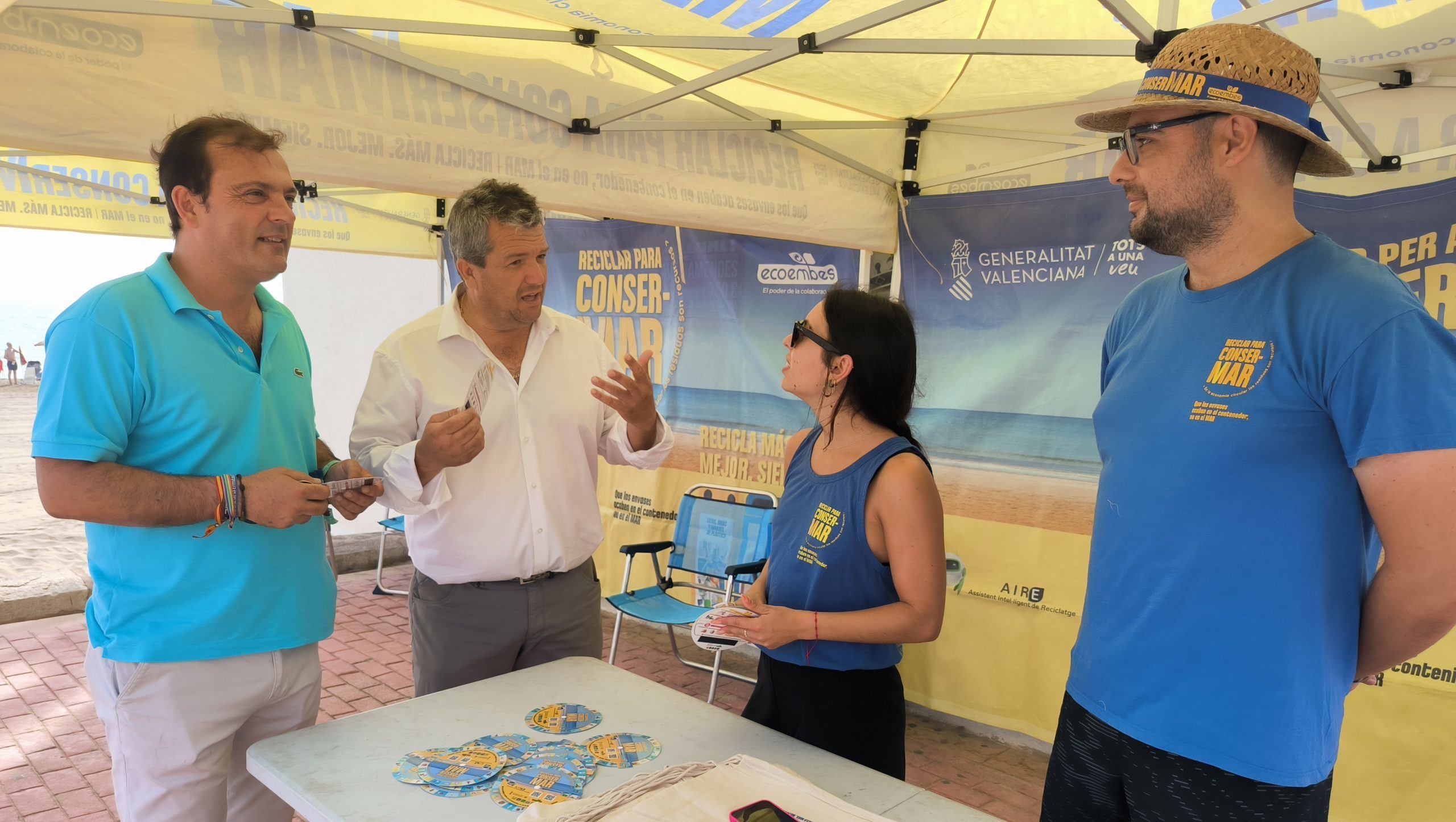 La campanya CONSER-MAR de conscienciació per al reciclatge arriba a Peníscola