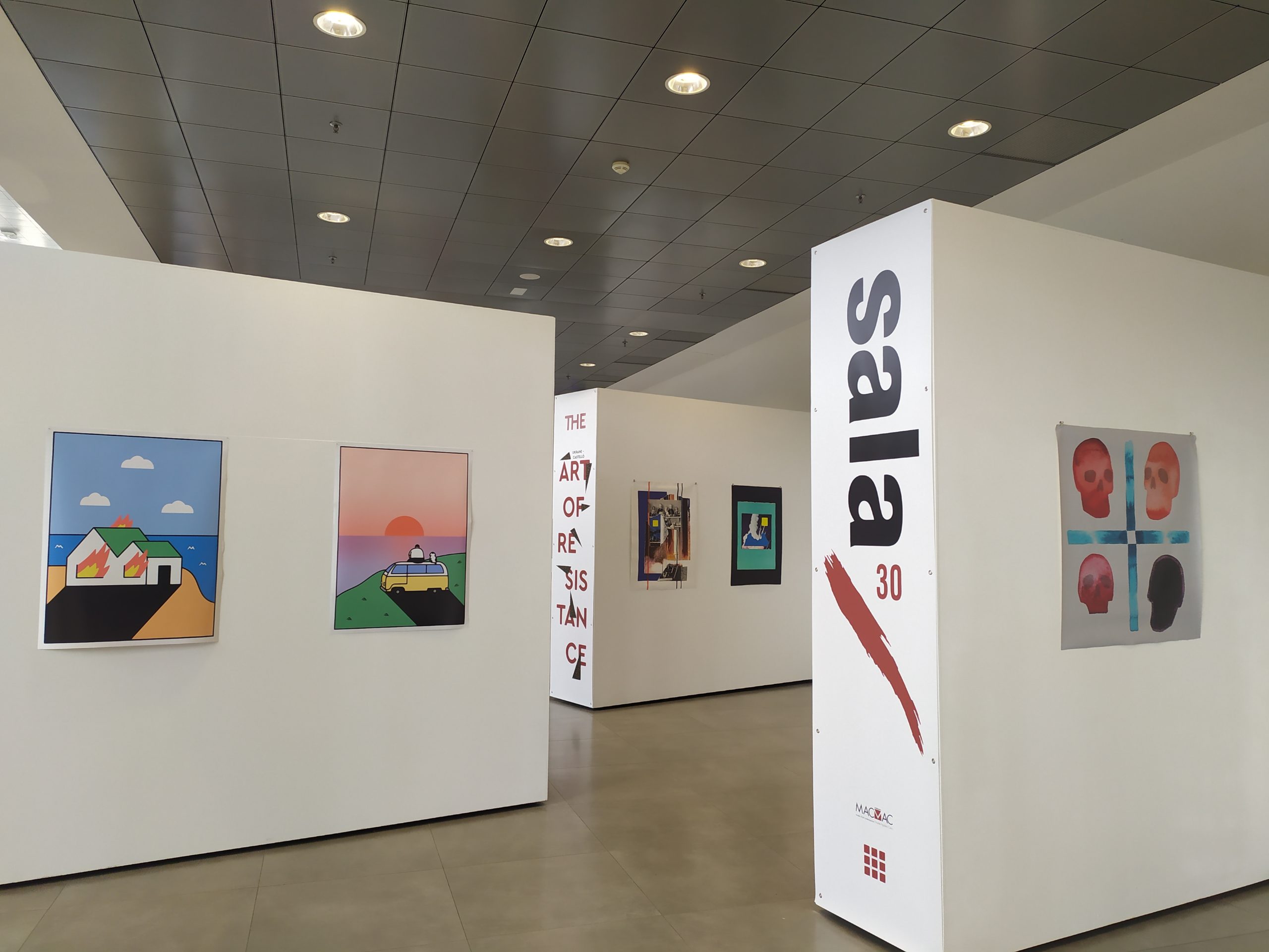 L'aeroport i el MACVAC organitzen l'exposició del projecte «Sala 30» amb obres d'artistes ucraïnesos