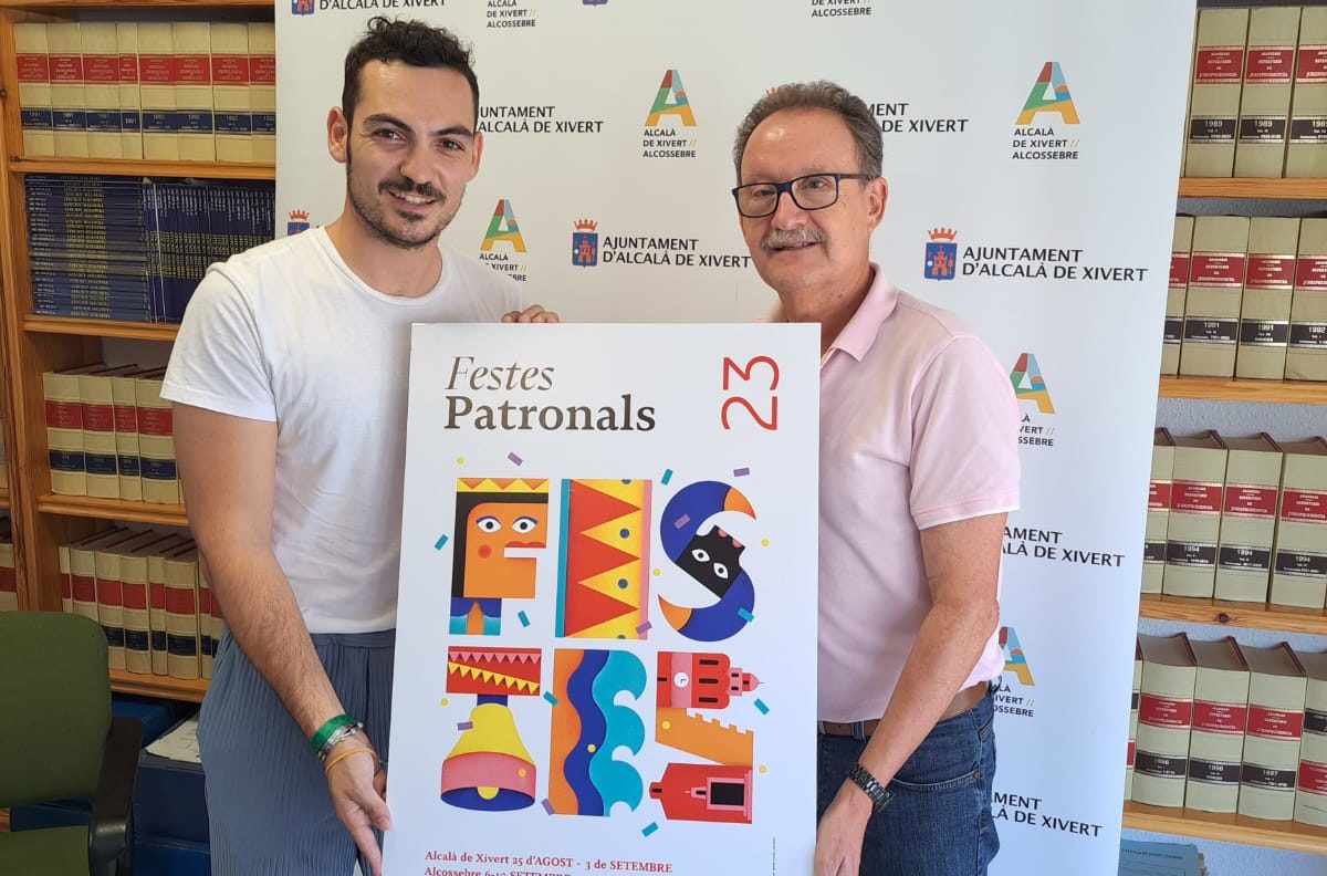 Les Festes Patronals d'Alcalà de Xivert estrenen disseny per al cartell anunciador i material promocional