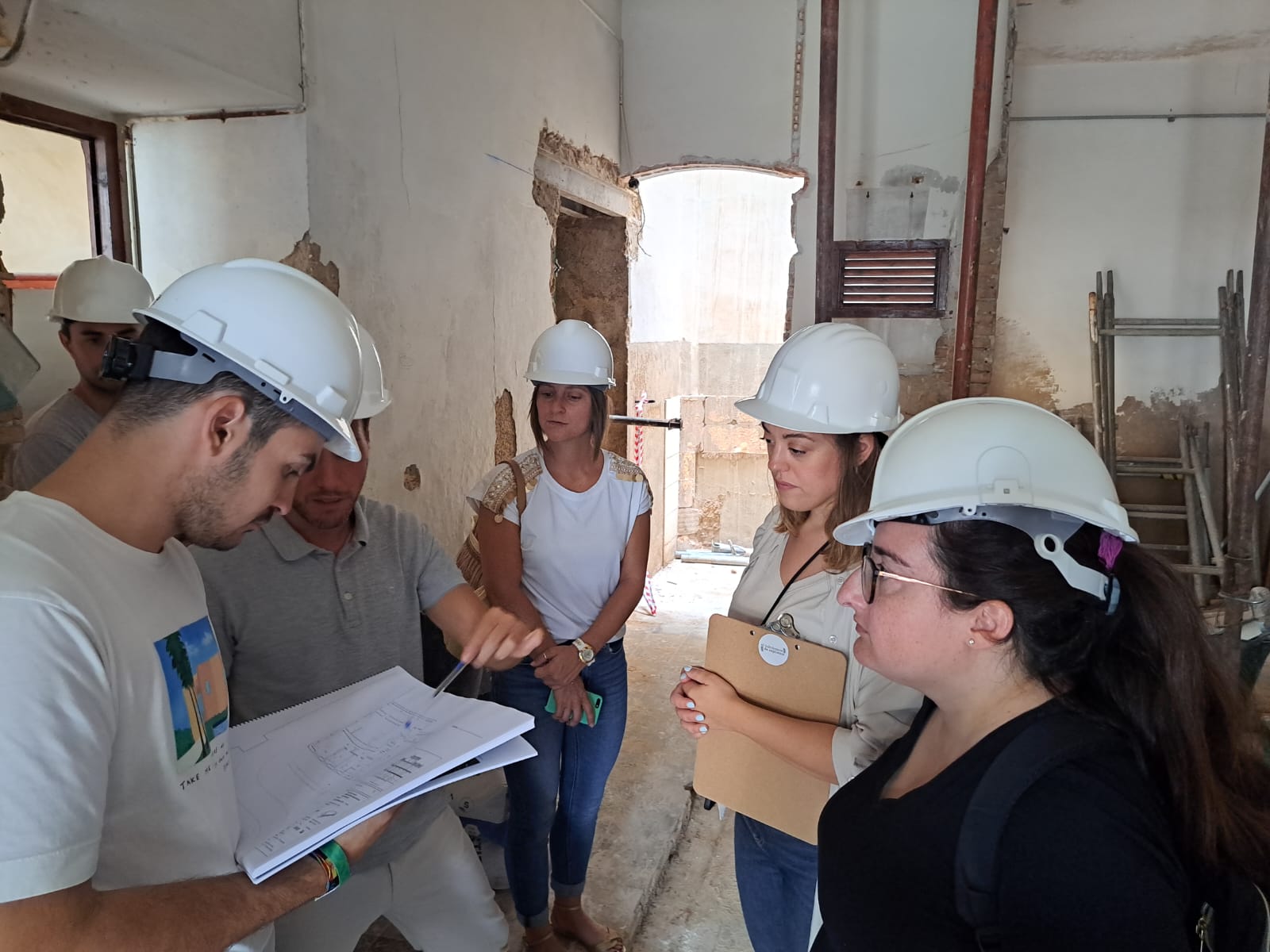 Avancen els treballs de rehabilitació de la Casa del Metge a Alcalà de Xivert
