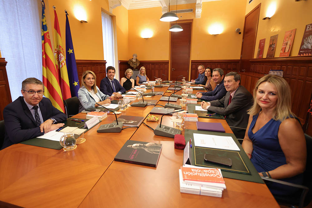 Carlos Mazón presideix el primer Ple del Consell de la Xl legislatura