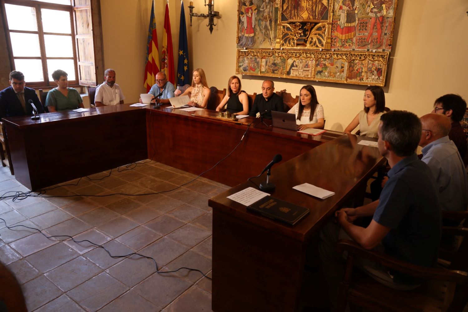 L'alcaldessa de Vilafranca presenta al nou govern municipal